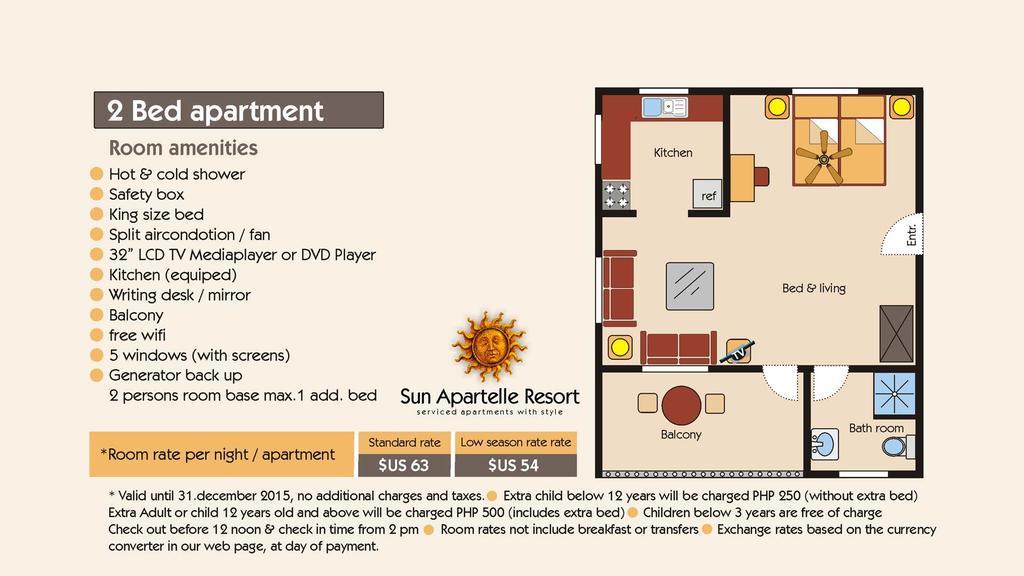 Sun Apartelle Panglao Dış mekan fotoğraf